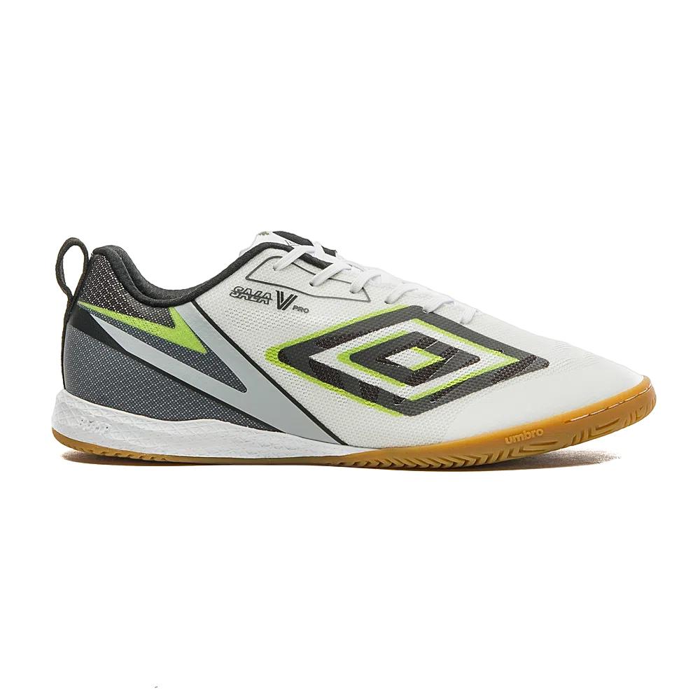 Umbro Unisex Futbol Indoor Sala V Pro Bump Blanco/Negro/Lima