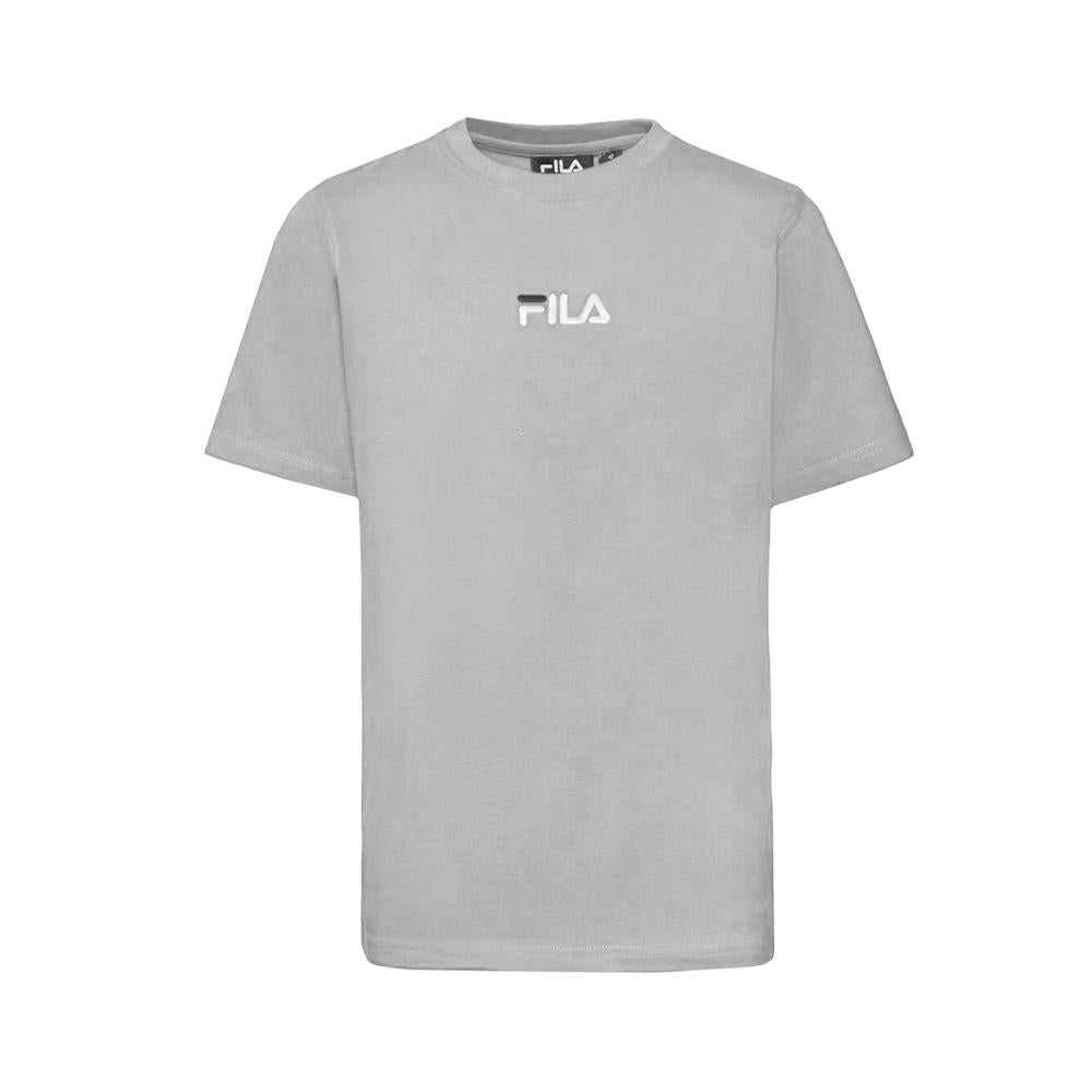 Fila Remeras Niños Caiden T Shirts Ligh Grey Marl