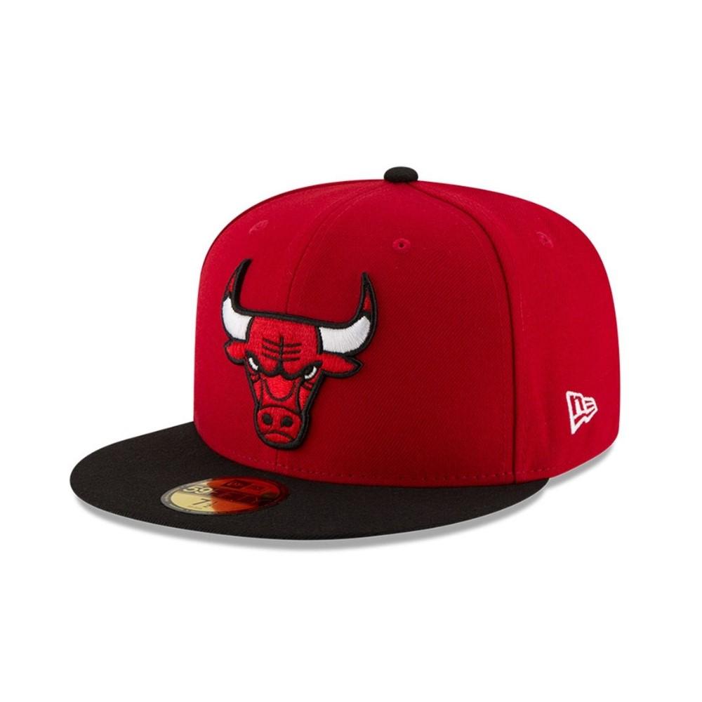 70343697 New Era Gorros NBA 59Fifty Chicago Bulls Red/Black