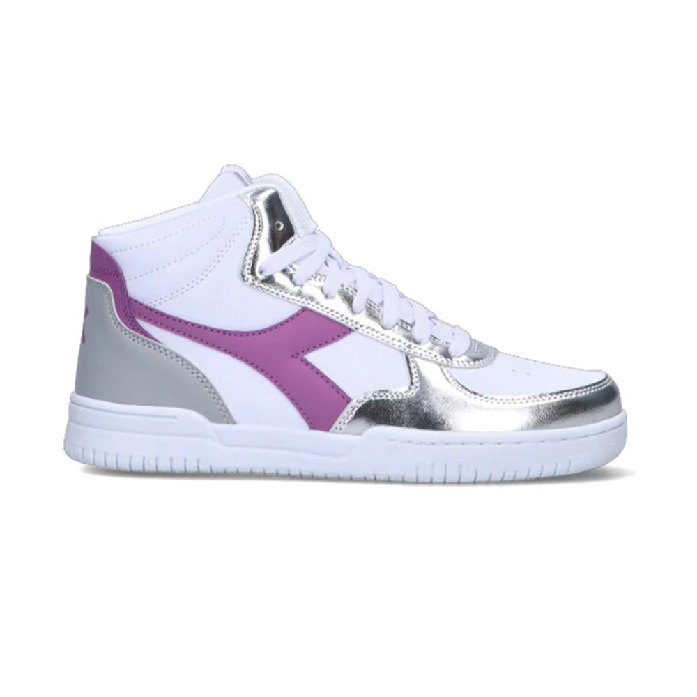 Diadora Femenino Raptor Mid Odissea White/Mulberry