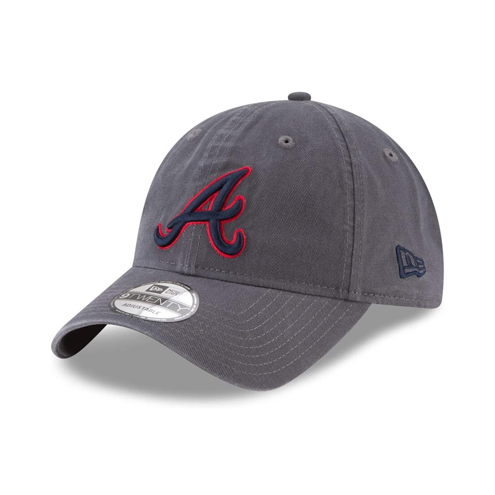 11591603 New Era Gorros MLB 9Twenty Atlanta Braves Dark Grey/Navy/Red