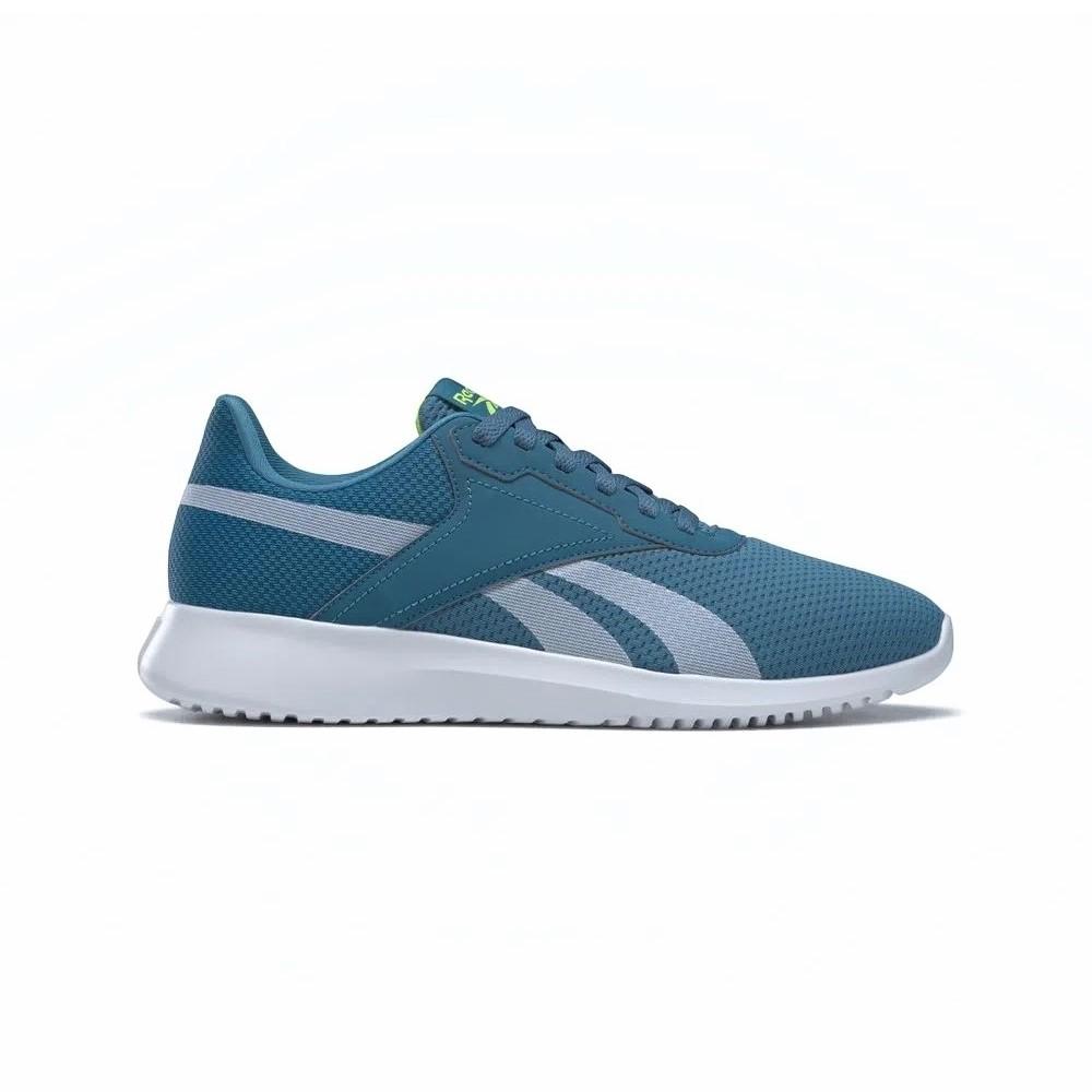 Reebok Masculino Fluxlite Steely Blue S23-R/Ftwr White/Solar Acid Yellow