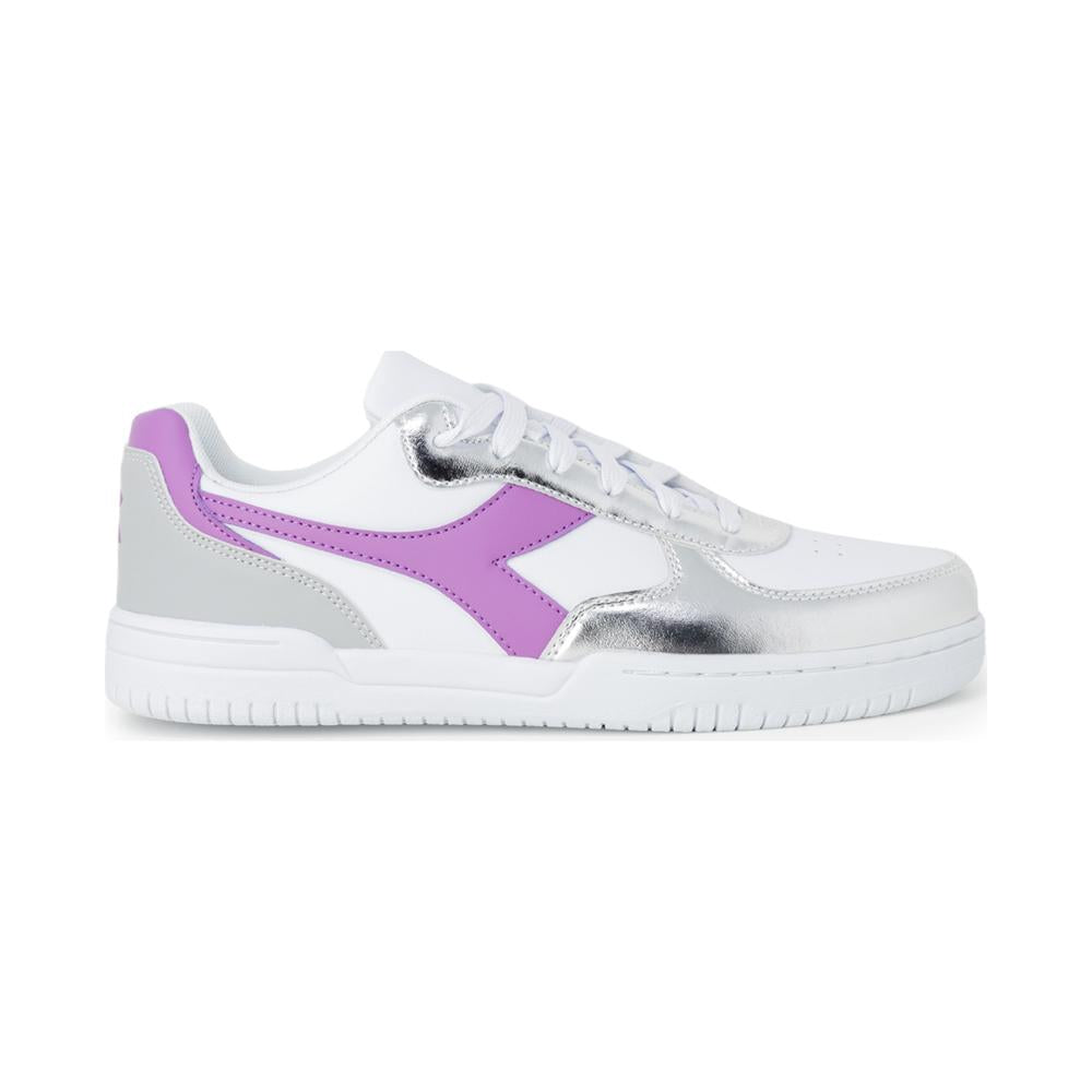 Diadora Femenino Raptor Low Odissea White/Mulberry