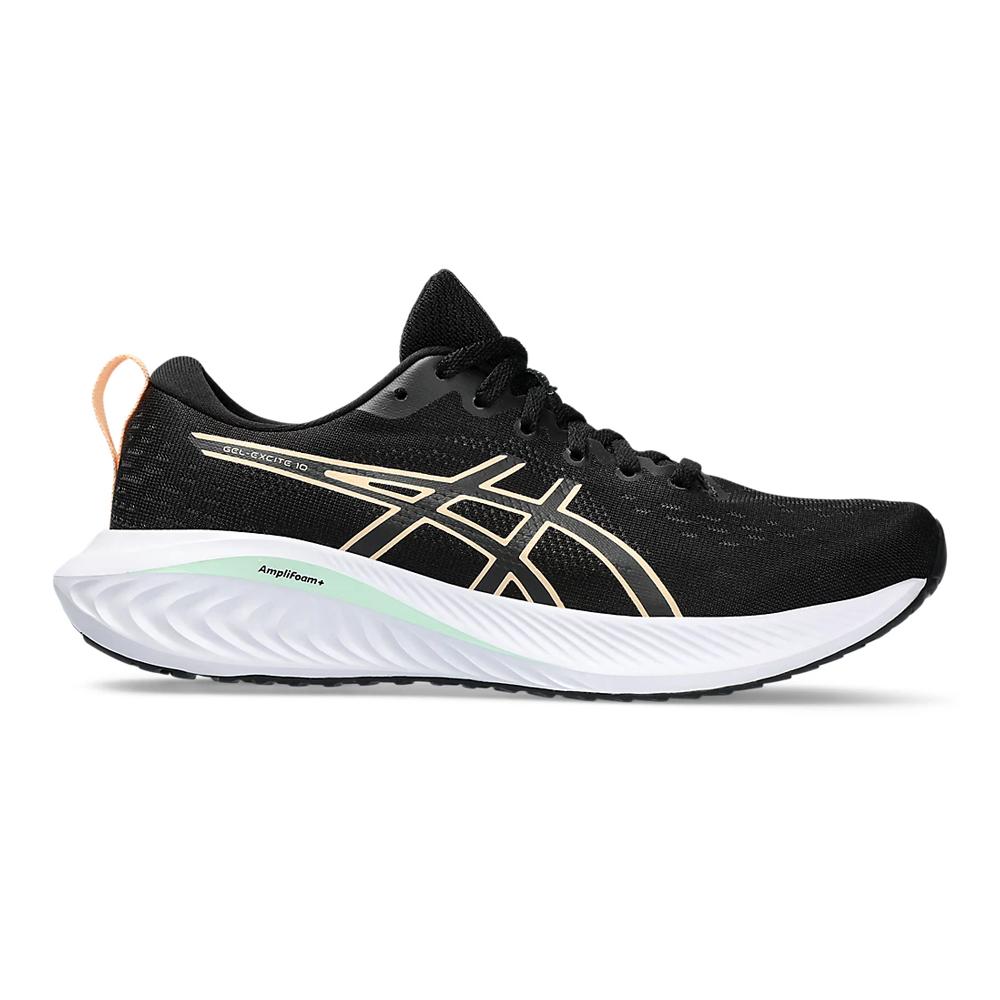 1012B418.005 Asics Deportivos Femenino Running Gel Excite 10 Black/Apricot Crush