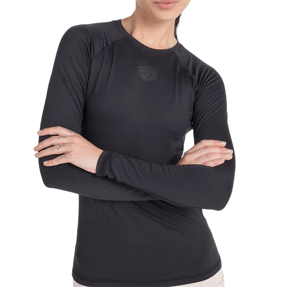 Umbro Camisetas Femenino Futbol Termica Light Negro