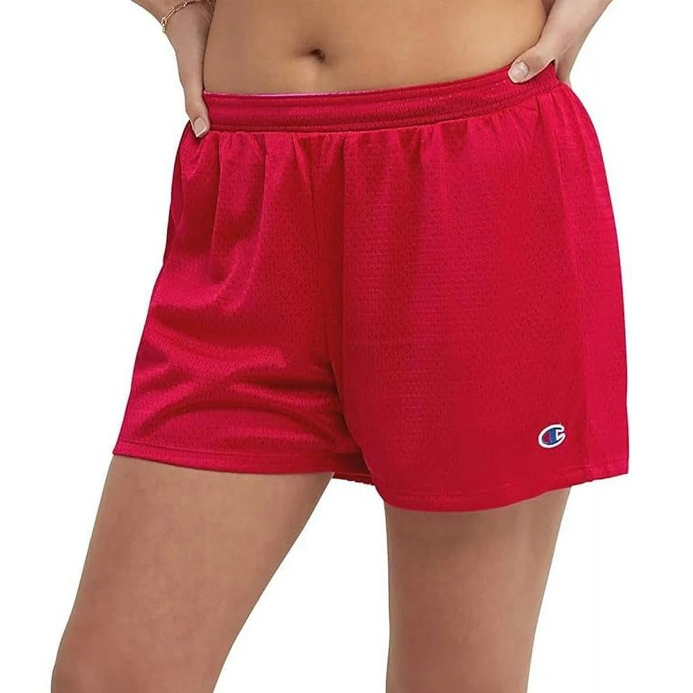 Champion Shorts Femenino Mesh Short Sideline Red