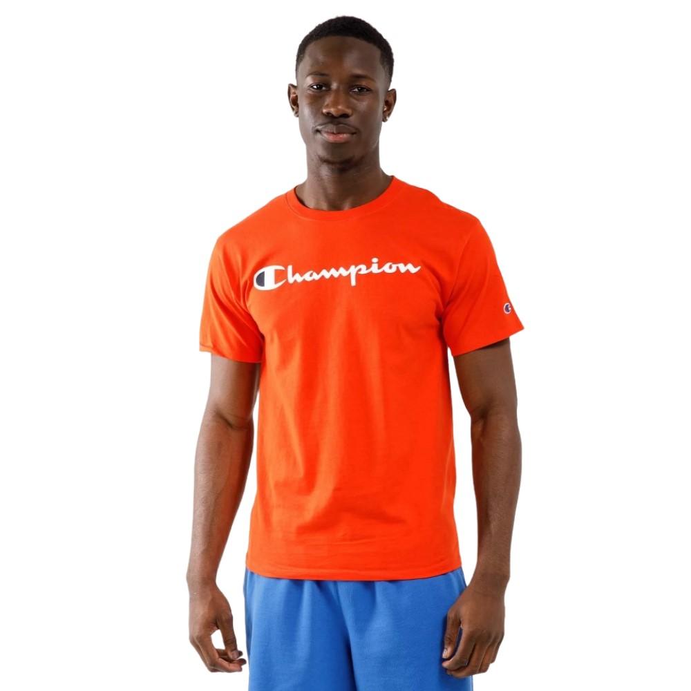 Champion Masculino Classic Graphic Tee Spicy Orange