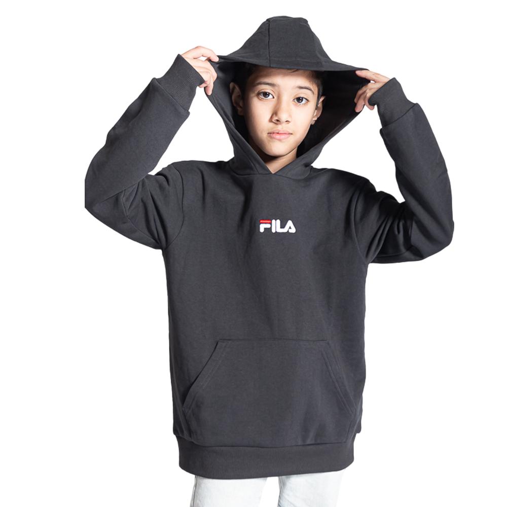 Fila Canguros Niños Dinis Logo Hoody Phantom