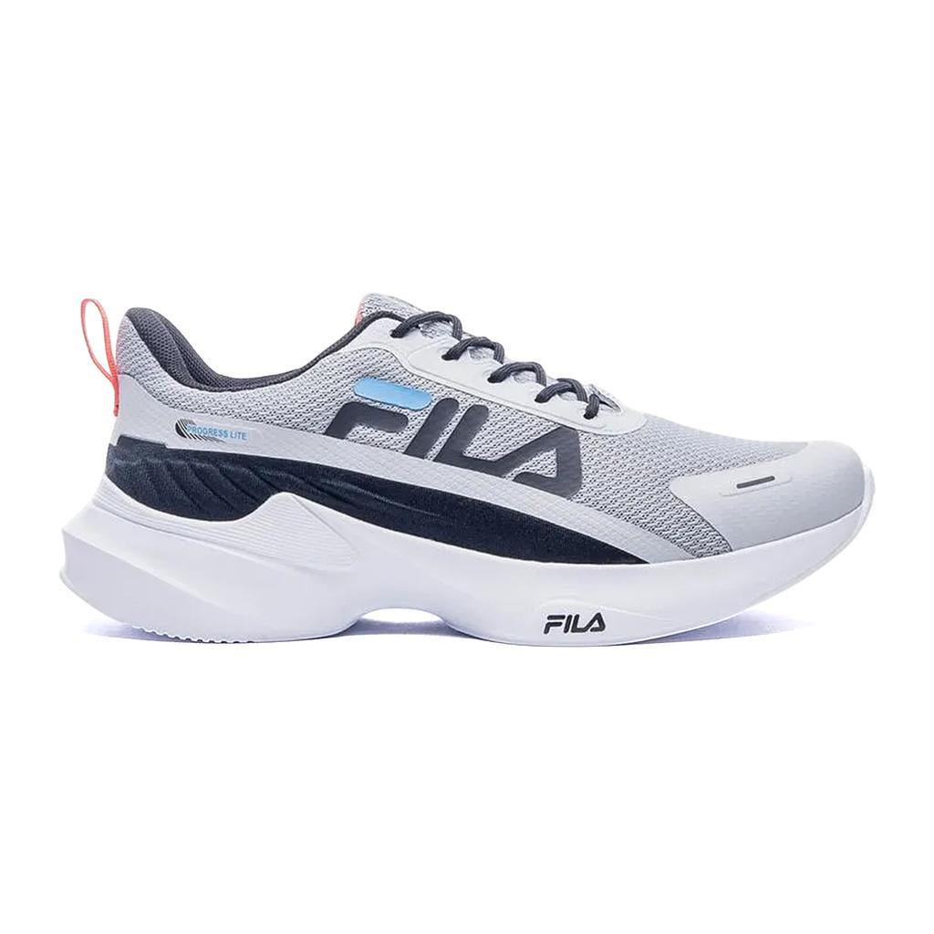 F01TR000446459-6459 Fila Deportivos Masculino Running Progress Lite Silver/Black/Azure Blue