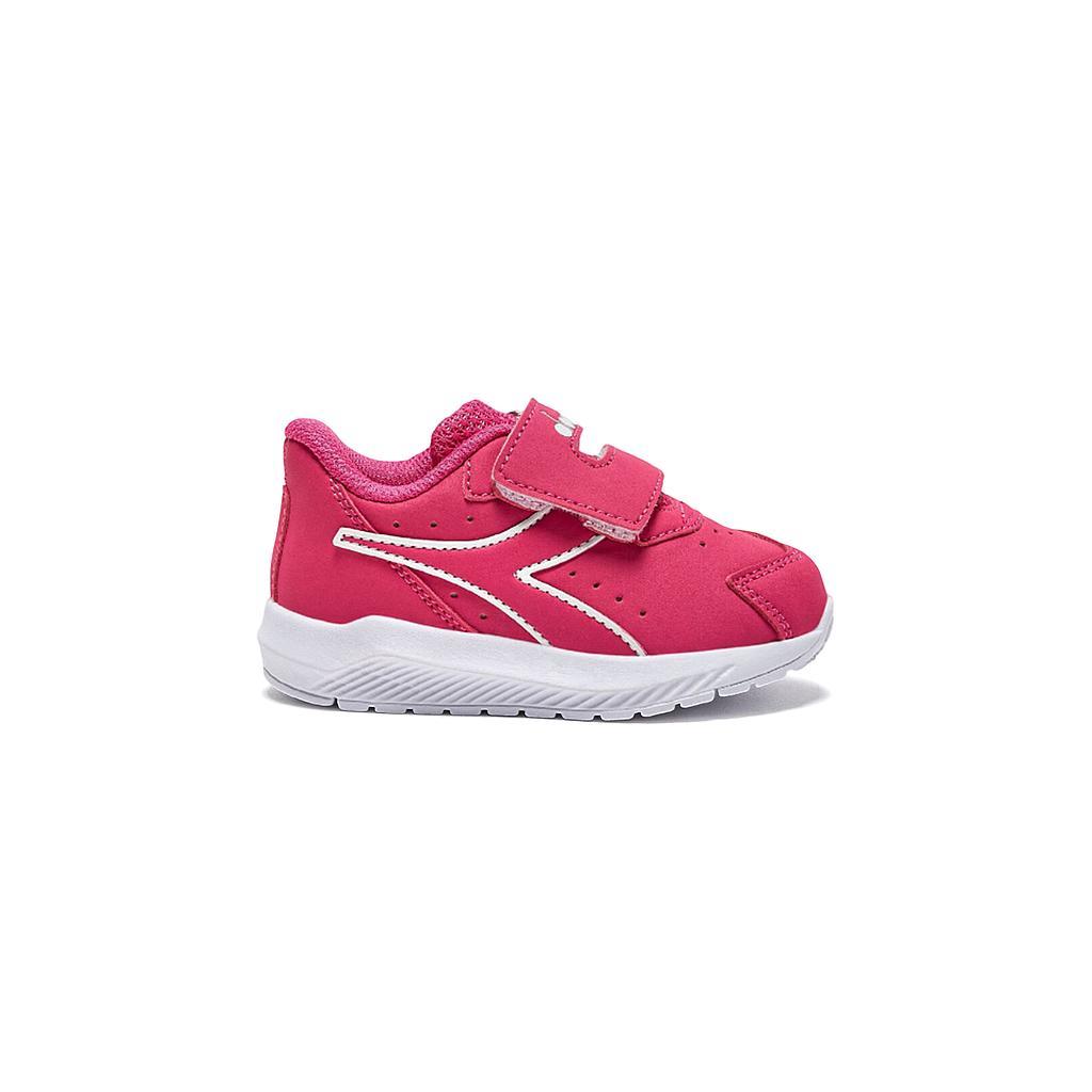 Diadora Deportivos Niños Running Falcon 4 Sl I Raspberry Sorbet/White