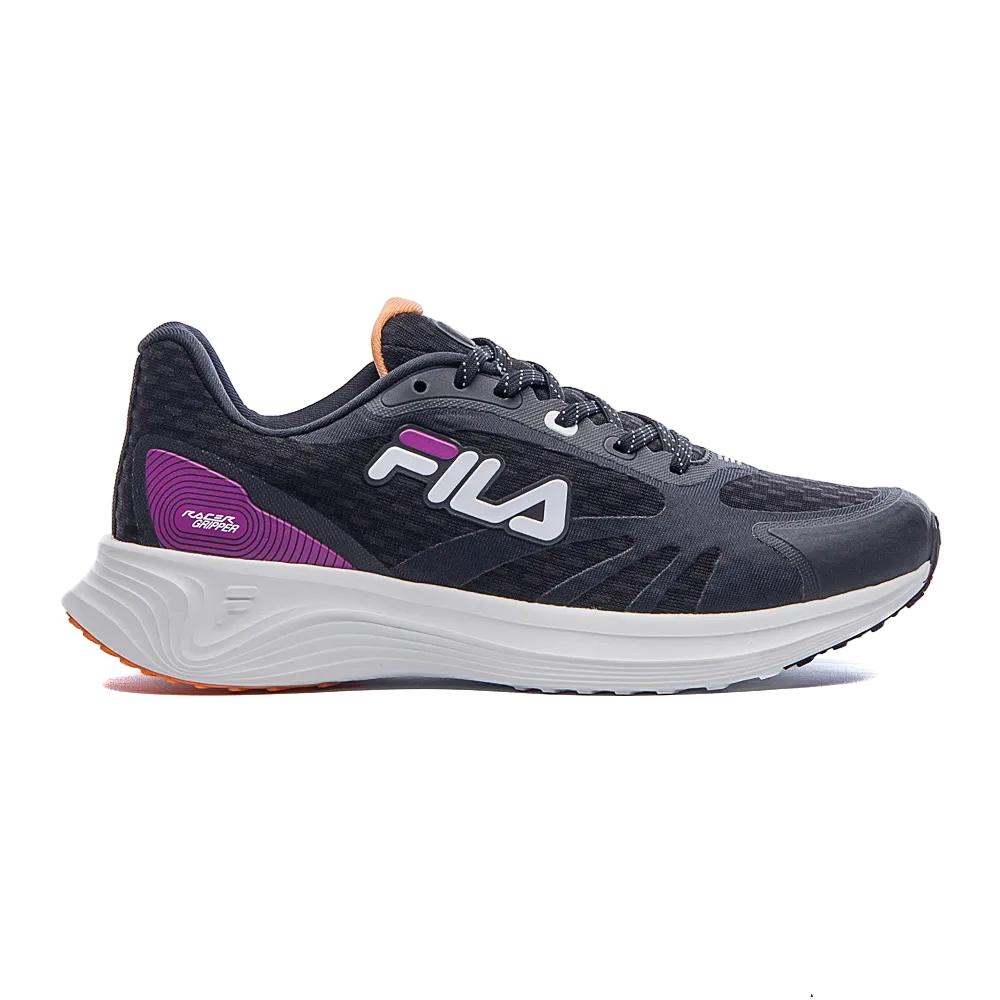 Fila Deportivos Femenino Running Racer Gripper Negro/Rosa/Tangerine