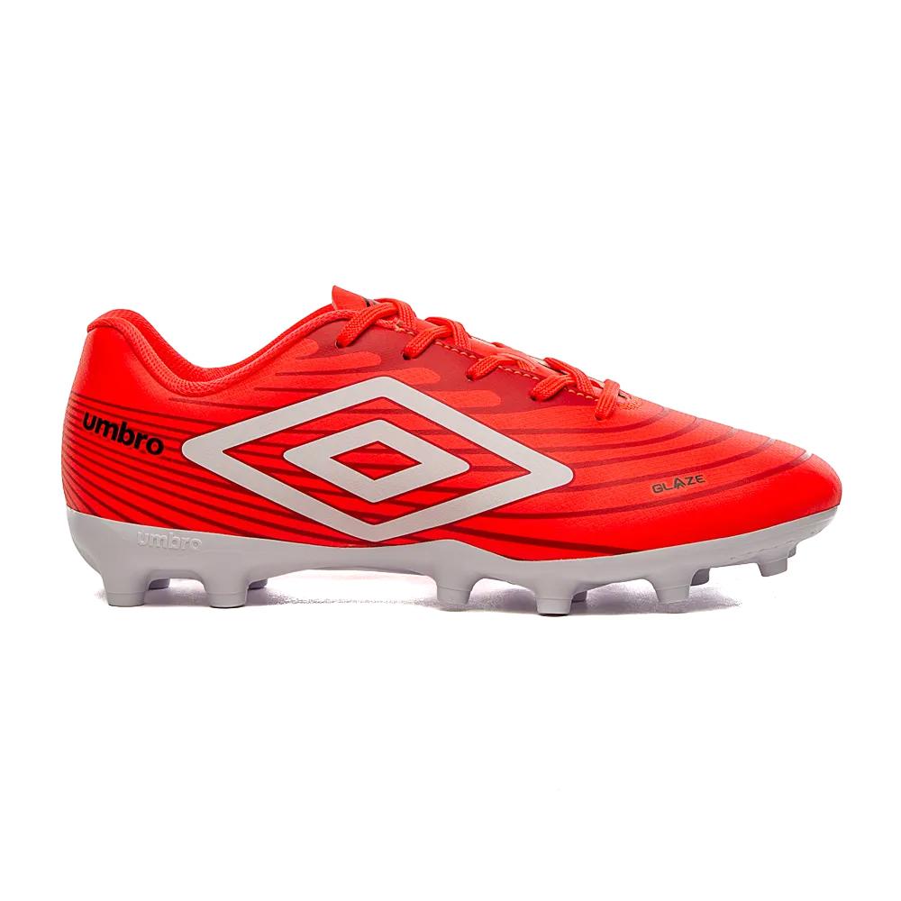 Umbro Campo Masculino Futbol Glaze Coral/Blanco/Negro