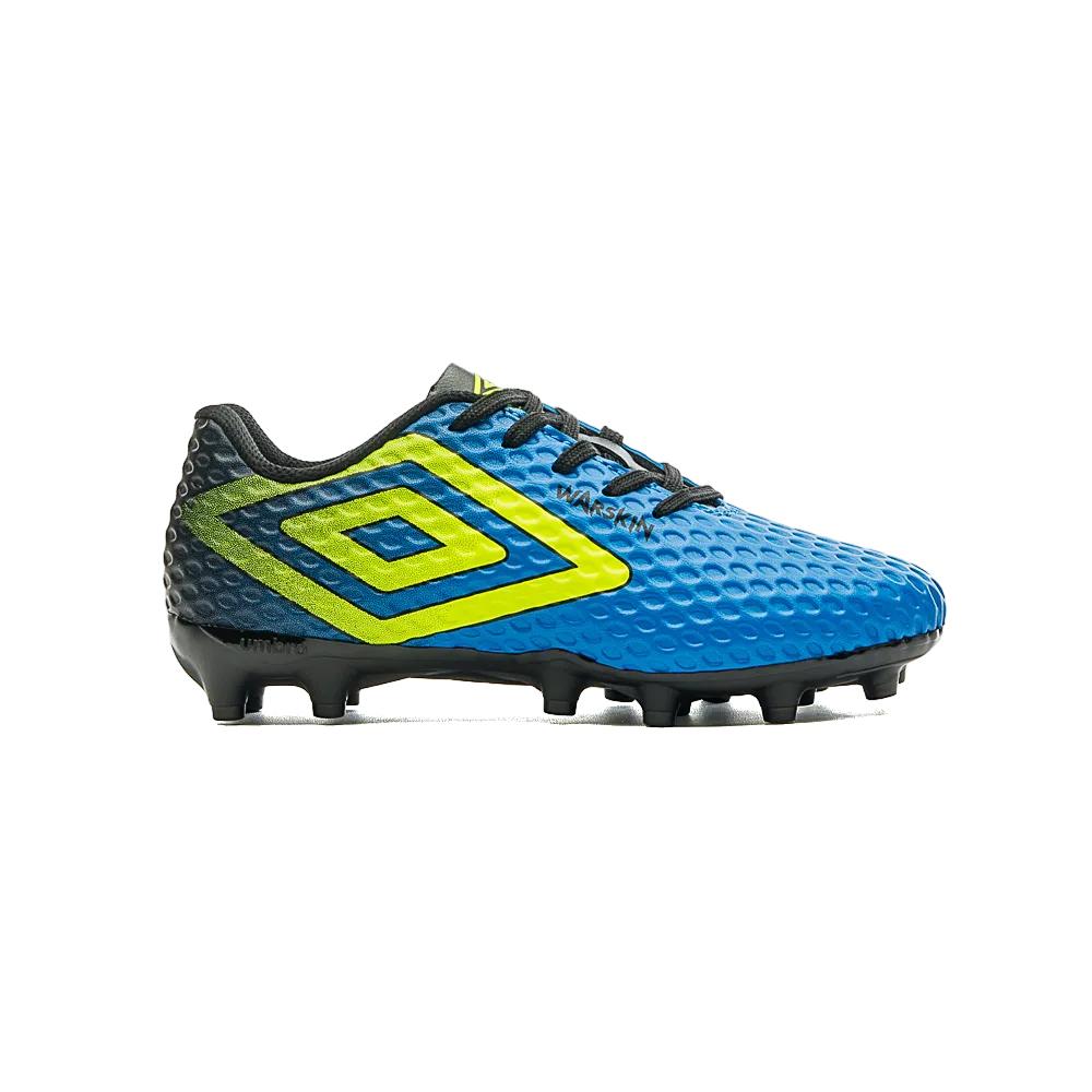 Umbro Campo Niños Futbol Warskin Jr AzulElectrico/Lima/Preto