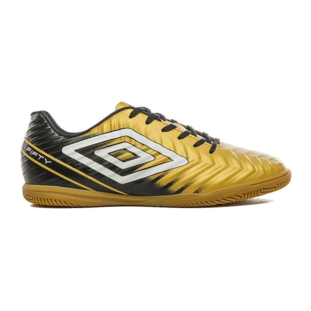 Umbro Futbol Indoor Unisex Fifty V Dorado/Negro/Blanco