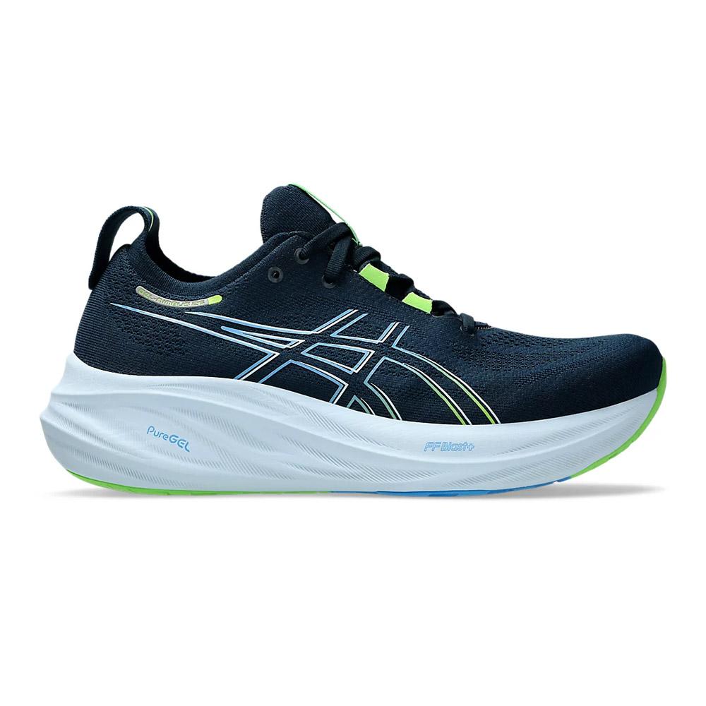 Asics Running Masculino Gel-Nimbus 26 French Blue/Electric Lime