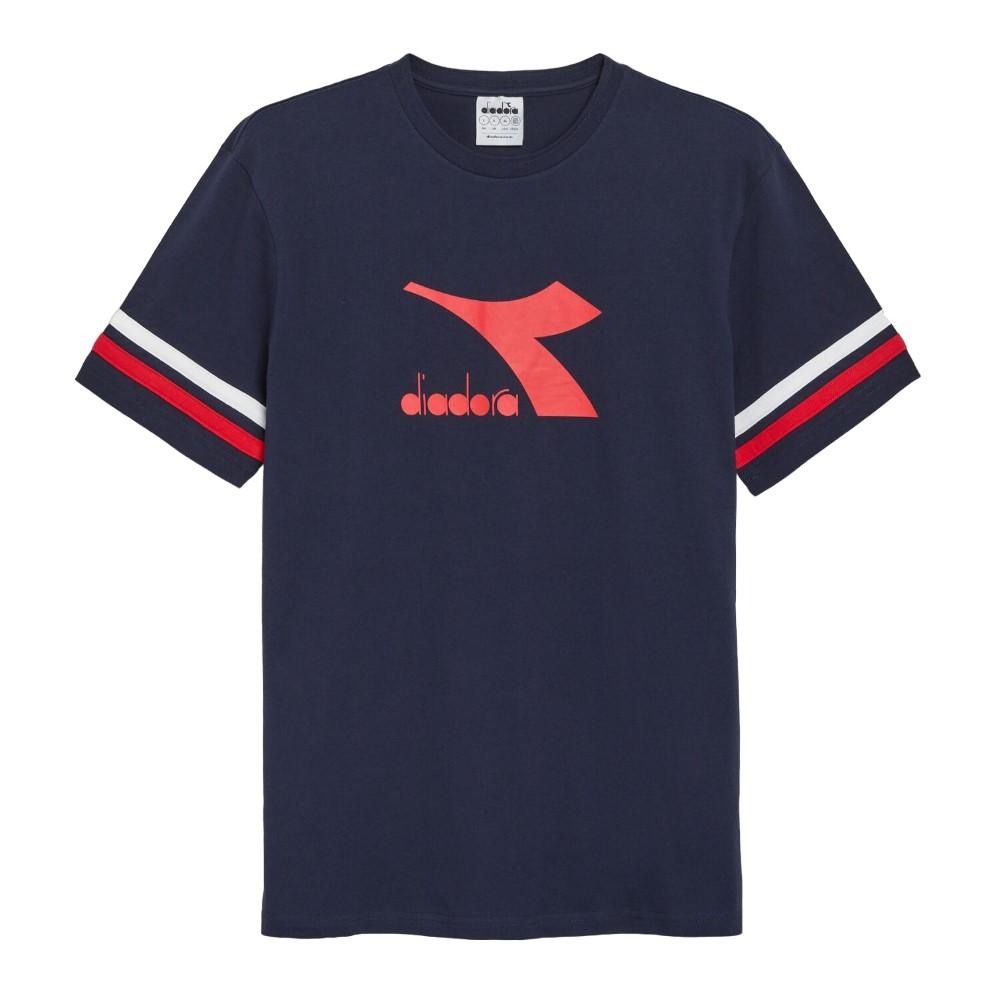 Diadora T-Shirt Masculino T-Shirt SS Slam Classic Navy