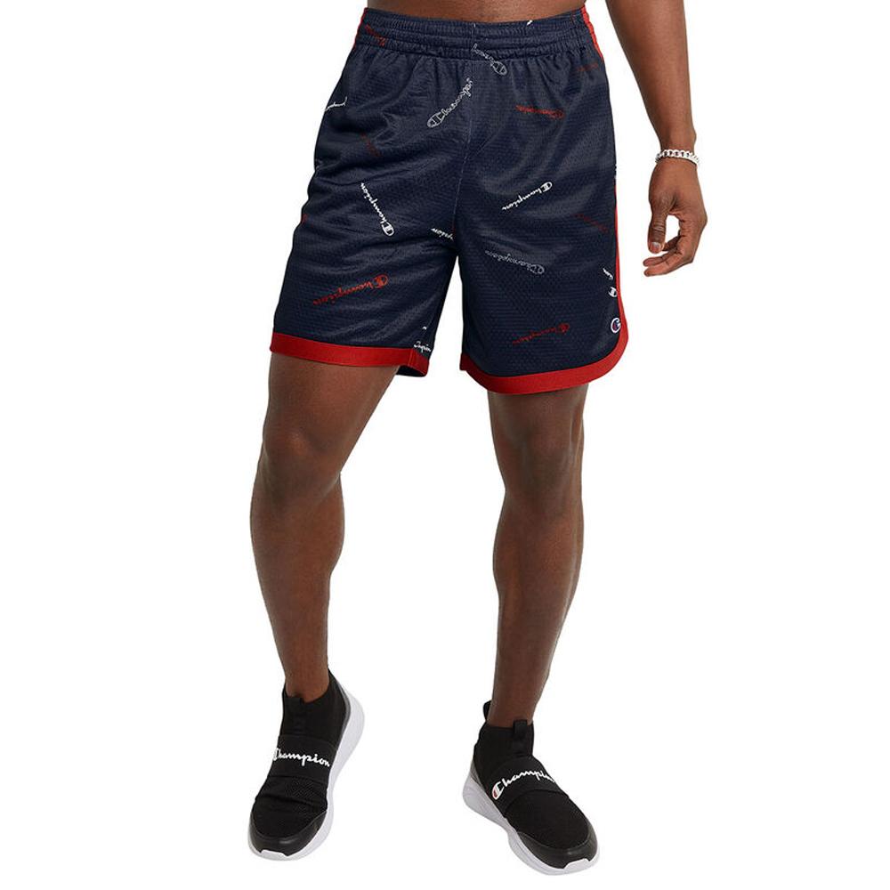 Champion Short Masculino 7 Inch Aop Taped Mesh Tossed Scrip