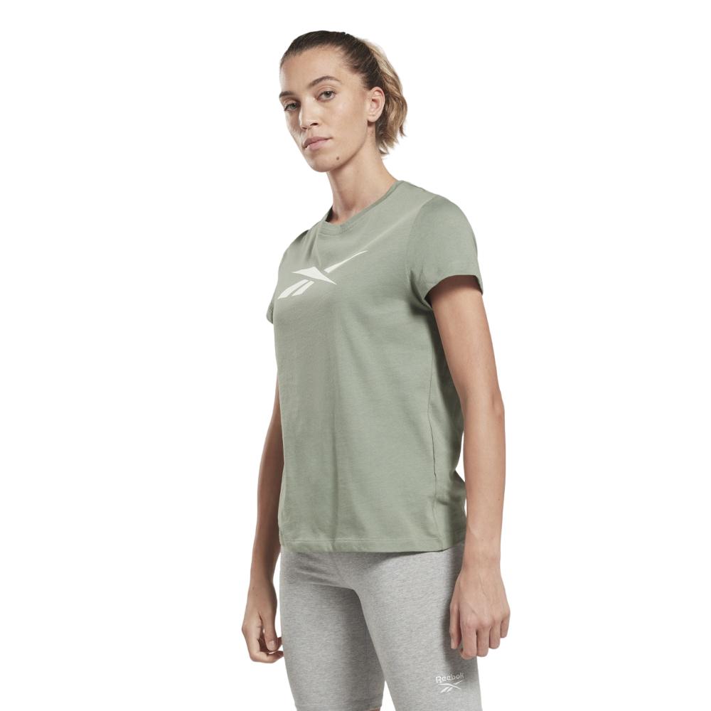 Reebok Remeras Femenino Te Graphic Tee - Vector Harmony green