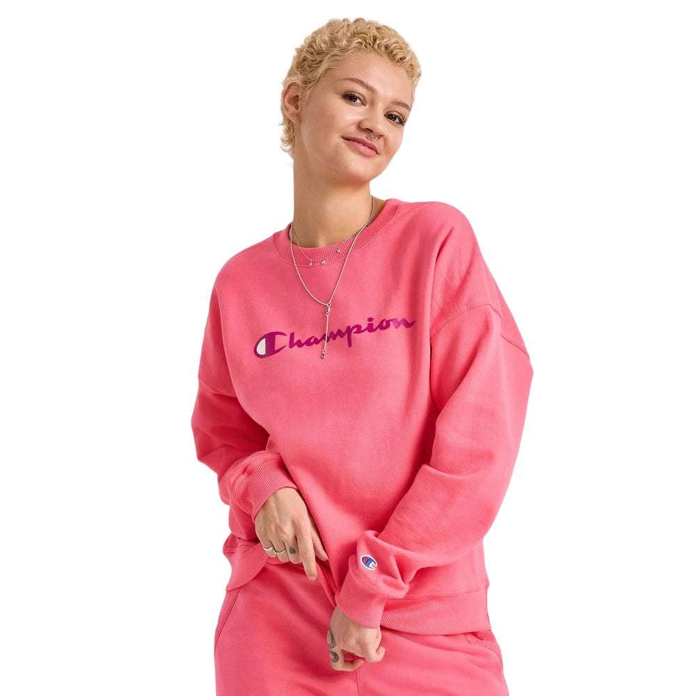 Sweater Femenino Champion Crewneck Rosa