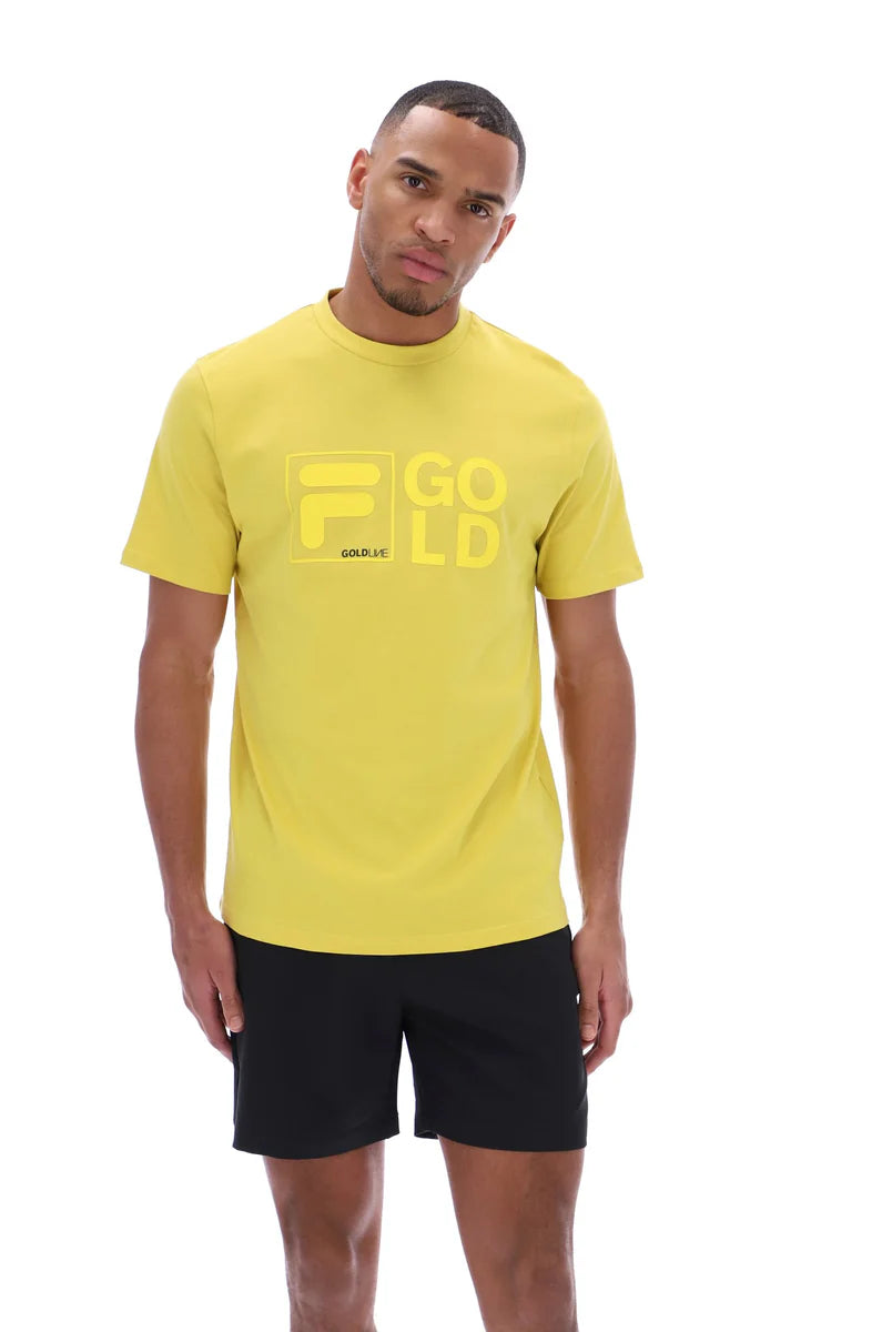 Remera Masculino Fila Jax Archive Influence Graphic Amarillo