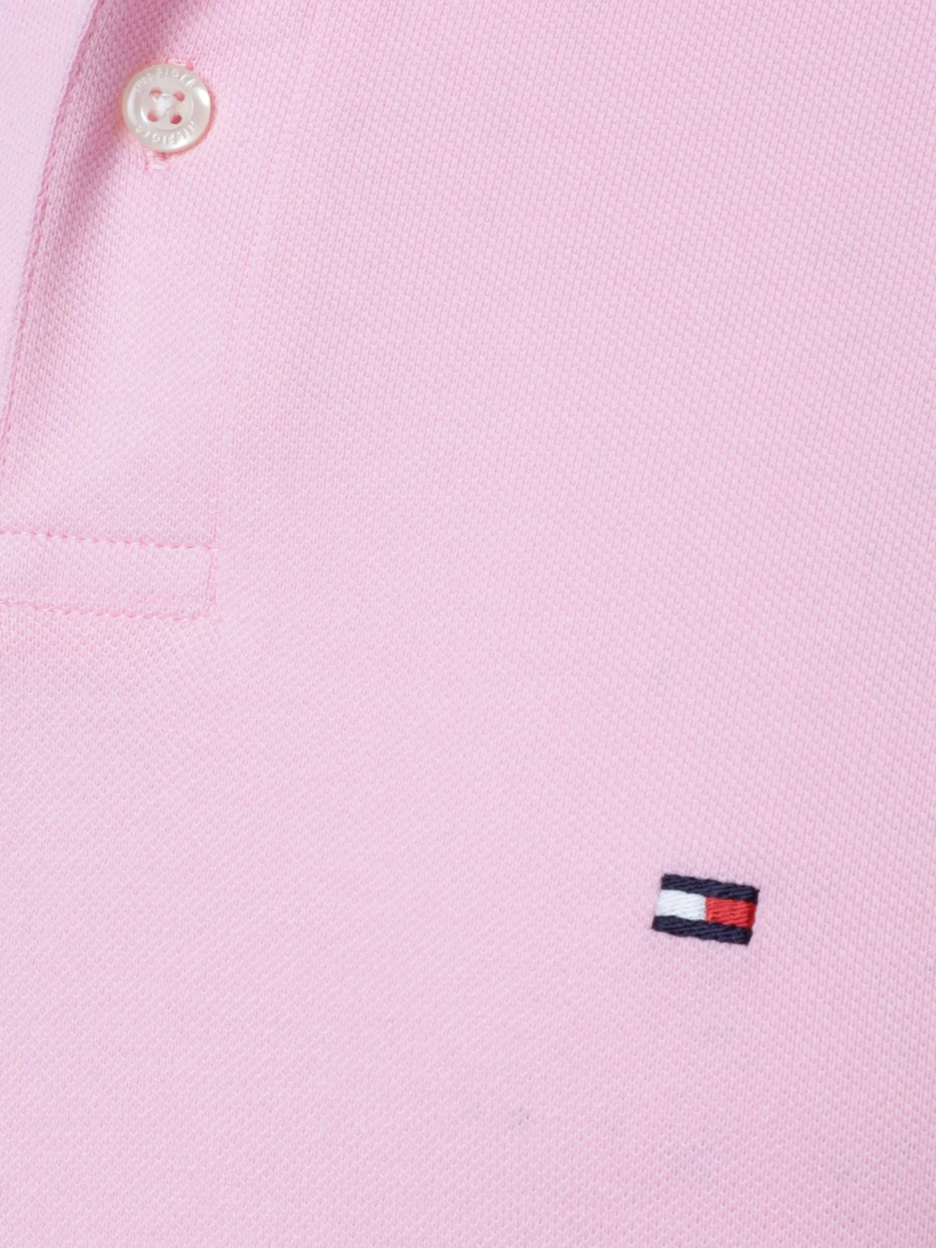 Remera Masculino Tommy Hilfiger 1985 Regular Polo Rosado