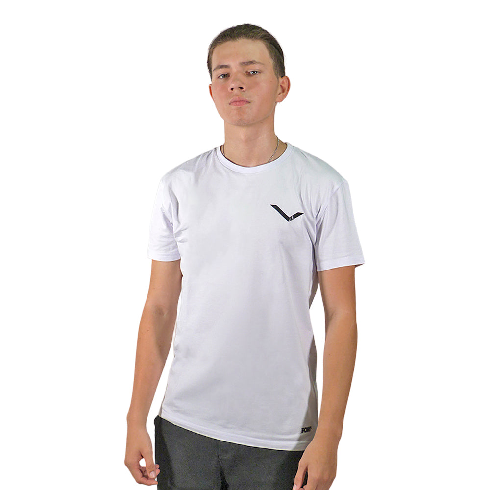 Remera Masculino Pony Chevron Blanco