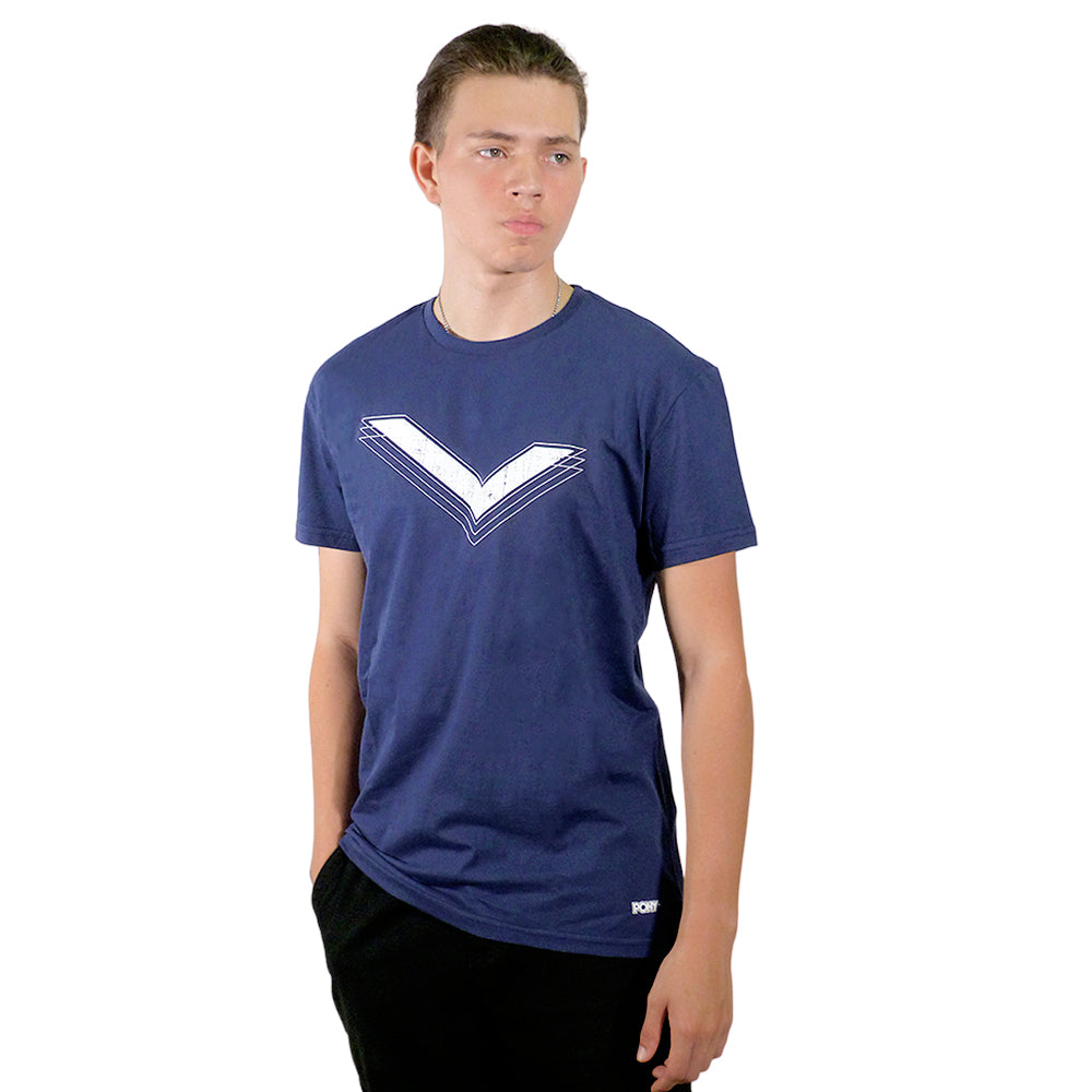 Remera Masculino Pony Classic Chevron Azul