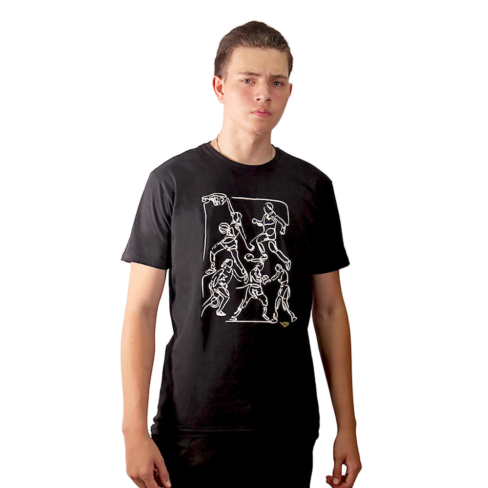 Remera Masculino Pony Balling Negro