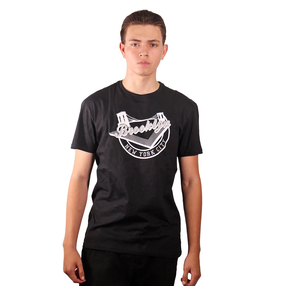 Remera Masculino Pony NY-Brooklyn Negro