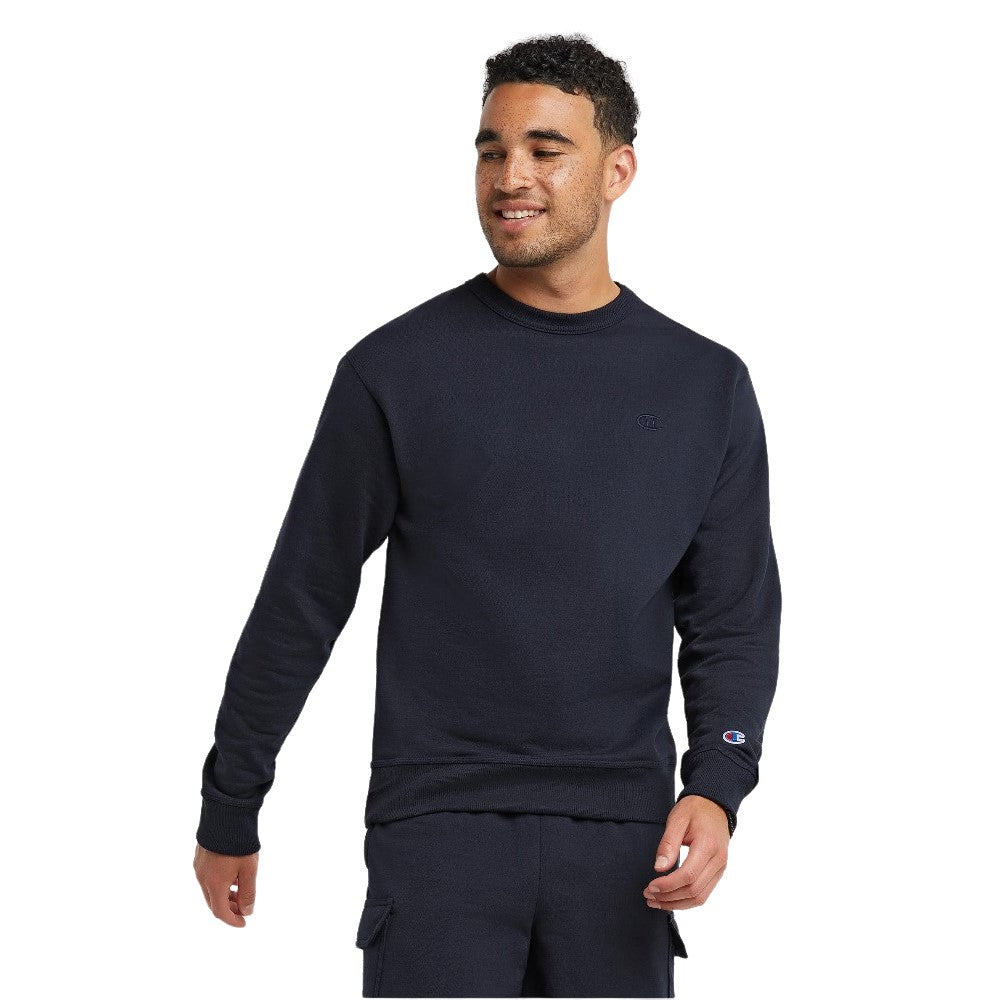 Sweater Masculino Champion Powerblend Azul Marino