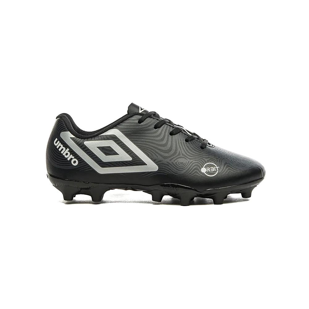 Umbro Futbol Campo Niños Orbit Jr Negro/Gris/Blanco