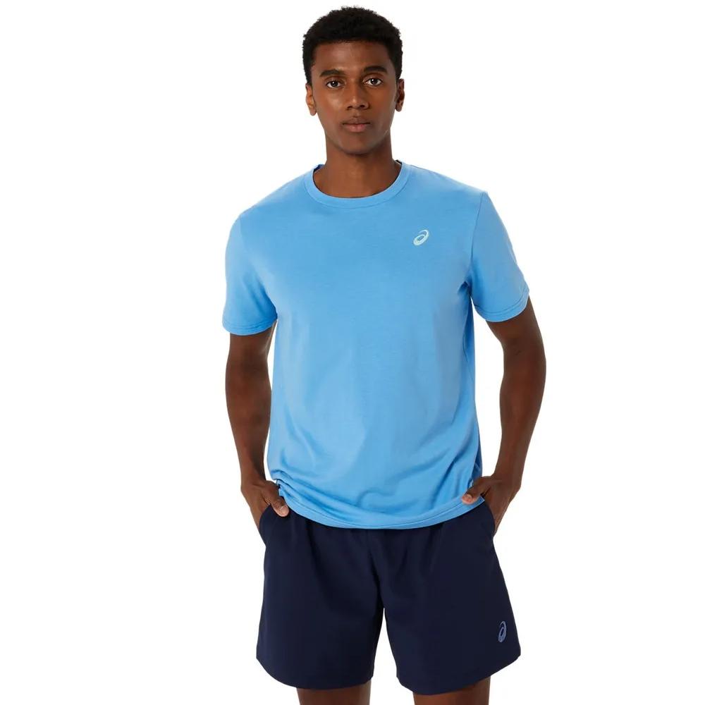 Asics Remeras Masculino Training Asics Spiral Embroidery Tee Waterscape