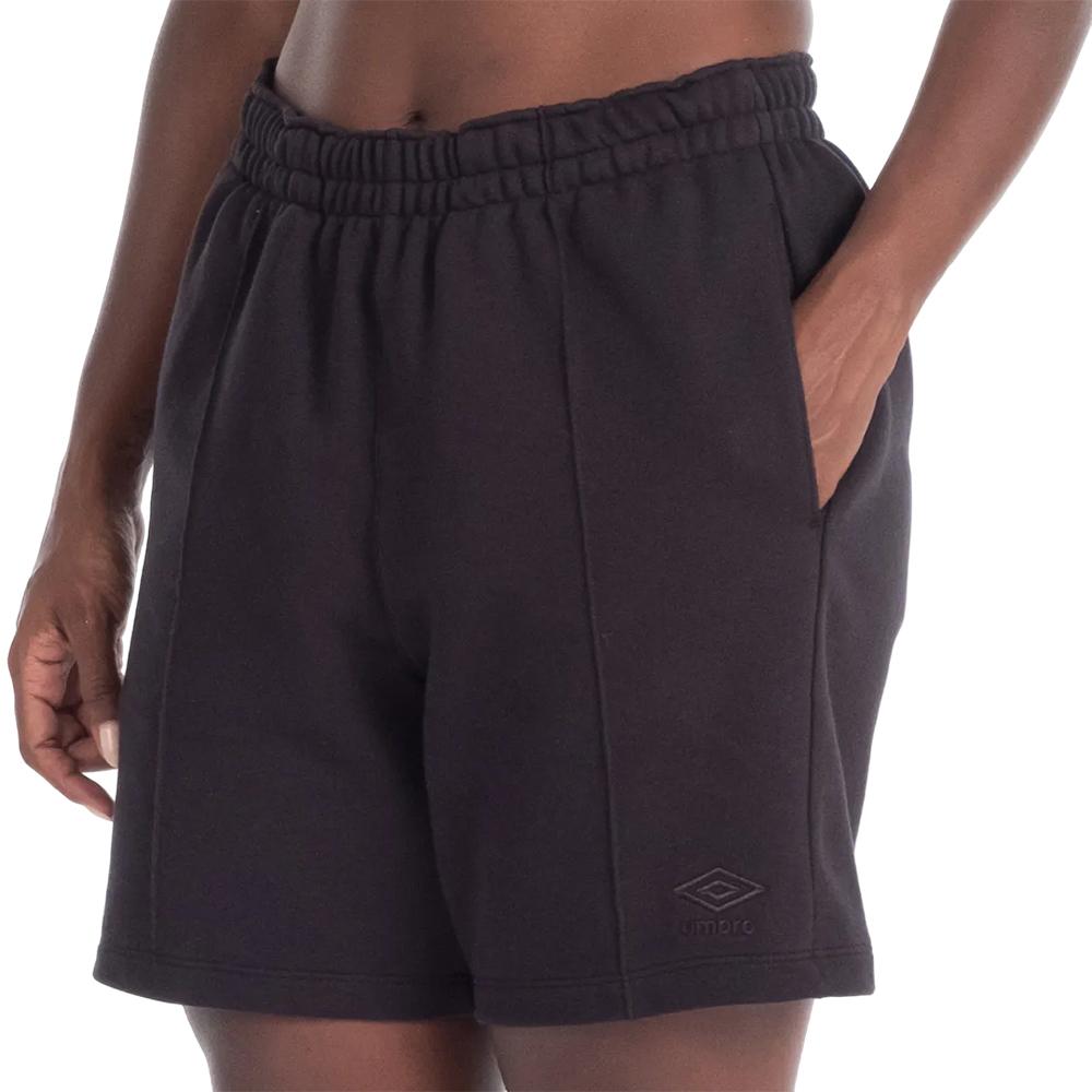 Umbro Bermudas Unisex Moda Essential Comfy Negro