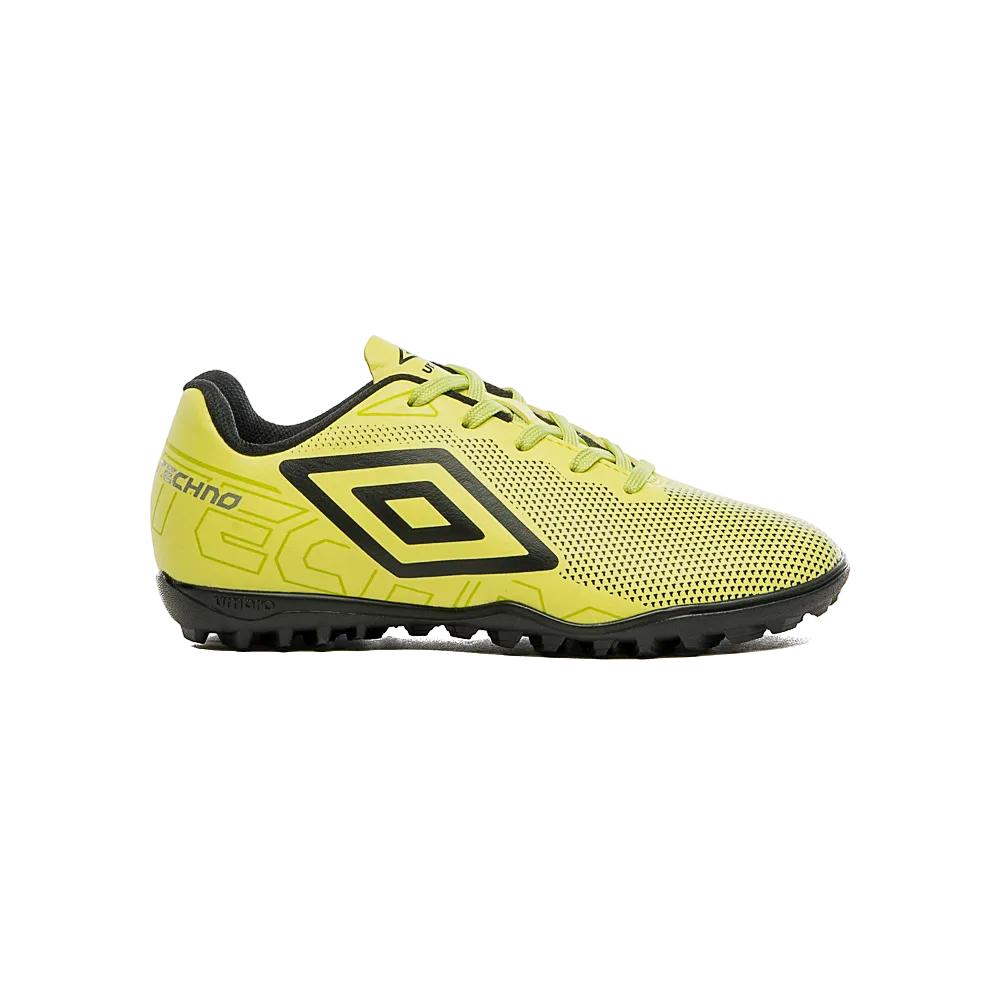 Umbro Society Niños Futbol Techno Jr Preto/Lima/Gris