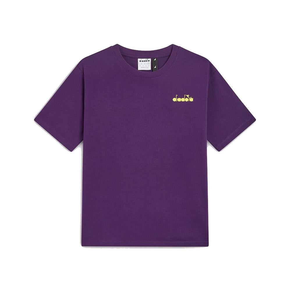 Diadora Remeras Unisex Moda T Shirt Ss Route Violet Jewel