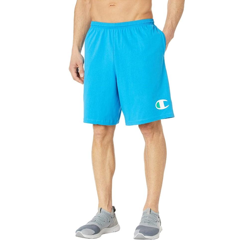 Champion Short Masculino 9-Inch Graphic Jersey Short Deep Blue Water