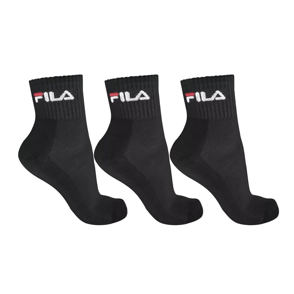 Fila Lifestyle Medias Unisex Tripack Canhoo Medio Negro