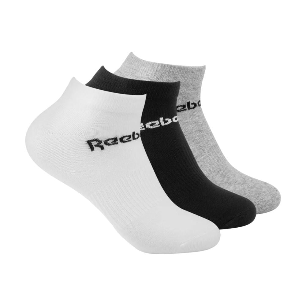 Reebok Medias Unisex Act Core Inside Sock 6P Medium Grey Heather/White/Black