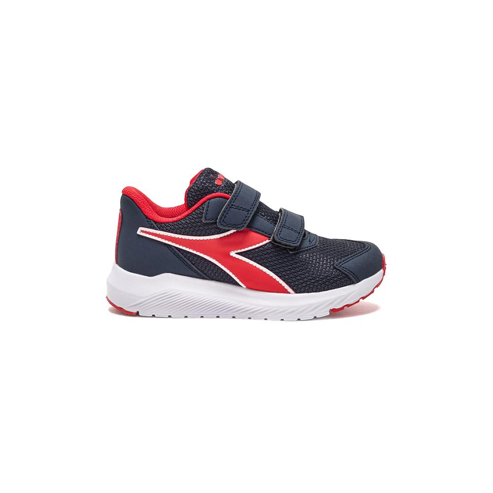 Diadora Deportivos Niños Running Falcon 4 Jr V Blue Corsair /High Risk Red