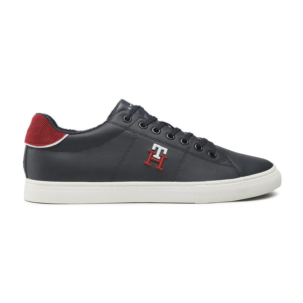 Tommy Hilfiger Casual Masculino Core Vulc Varsity Monogram Desert Sky