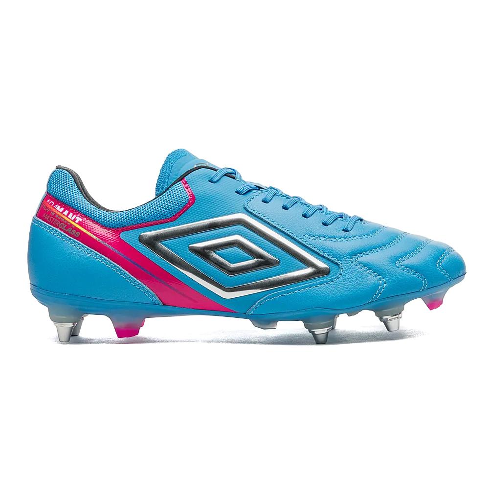 Umbro Campo Unisex Futbol Adamant Master Class Pro Sg Azul/Gris/Rosa