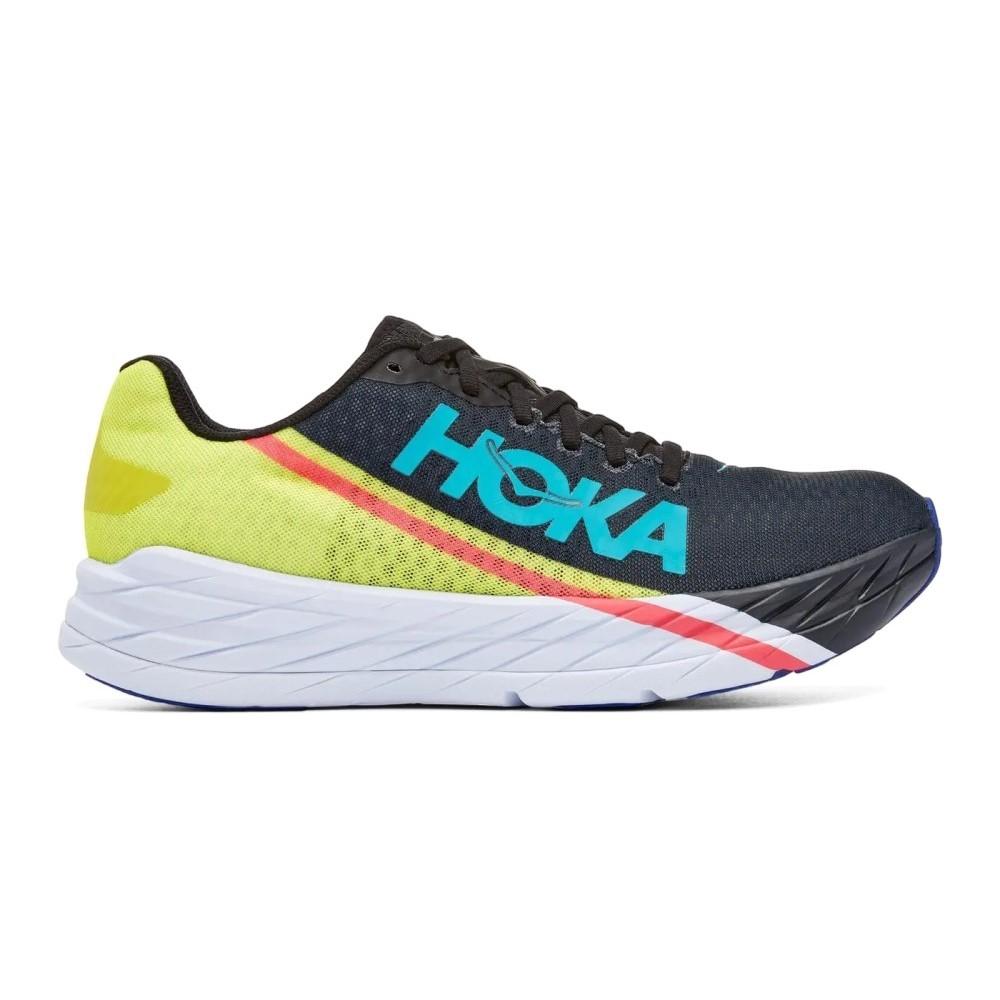 Hoka Running Femenino Rocket X Black/Evening Primrose