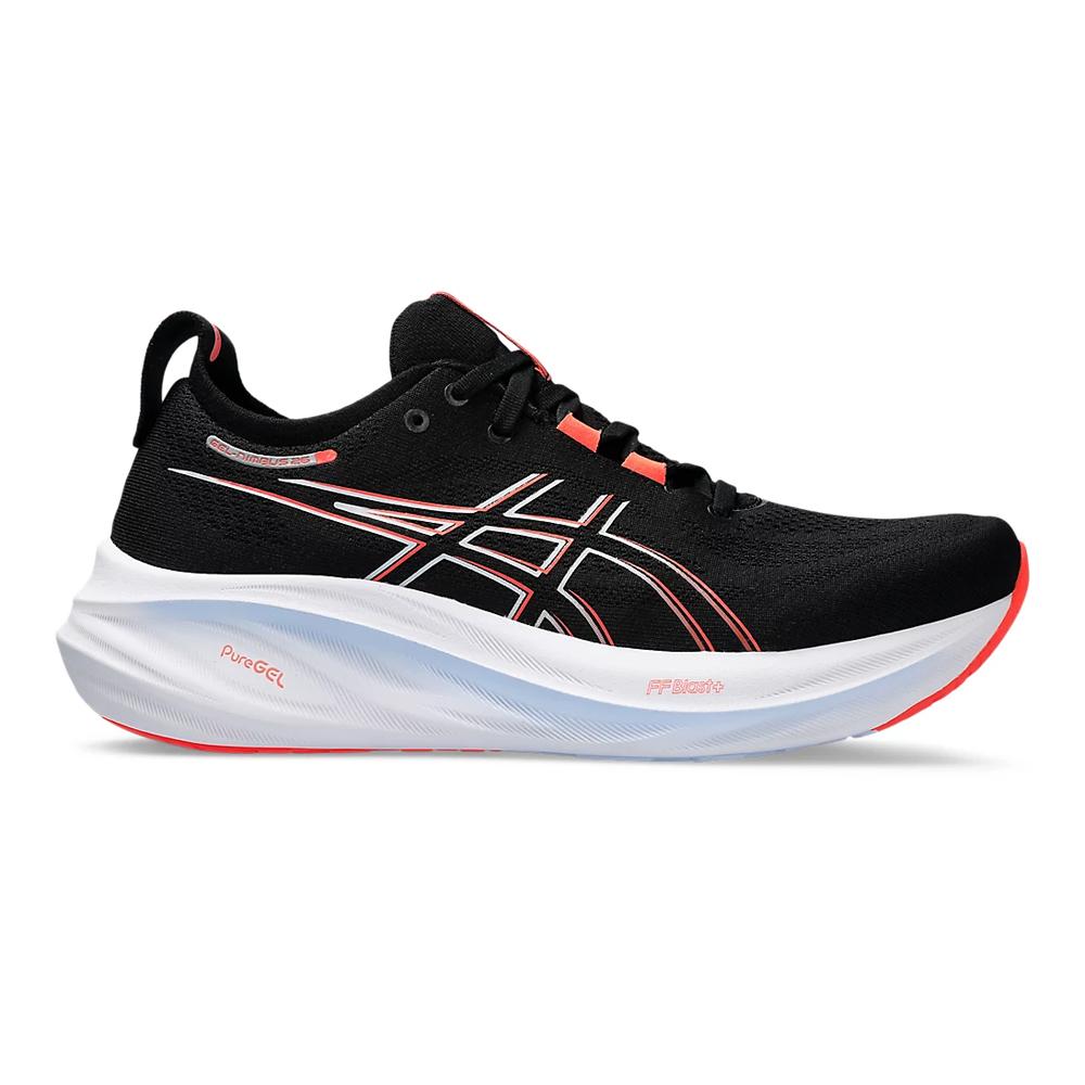 Asics Deportivos Masculino Running Gel Nimbus 26 Black/True Red