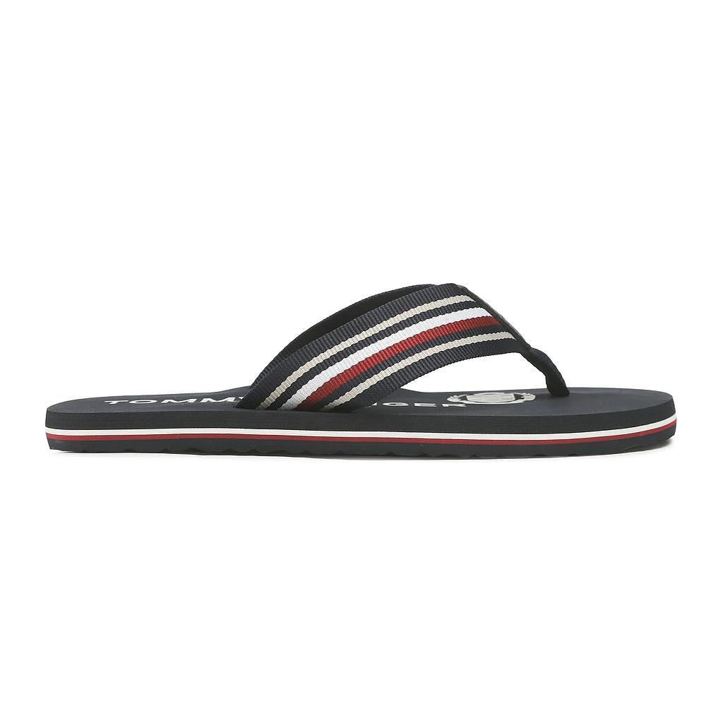 Tommy Hilfiger Zapatillas Masculino Moda Corporate Stripes Beach Sand Rwb