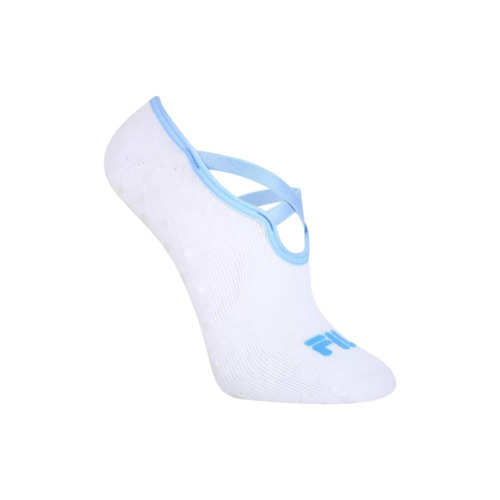 Fila Yoga Medias Unisex Active Blanco/Azul Delave