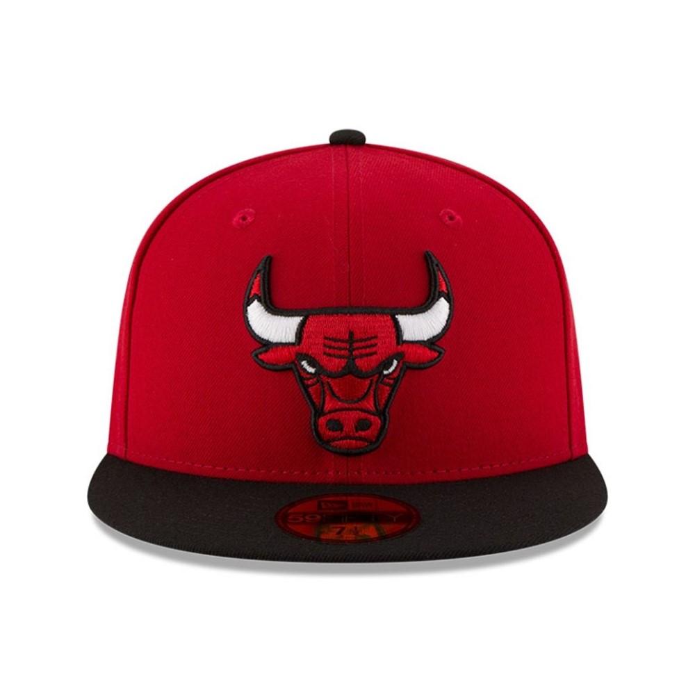 70343697 New Era Gorros NBA 59Fifty Chicago Bulls Red/Black