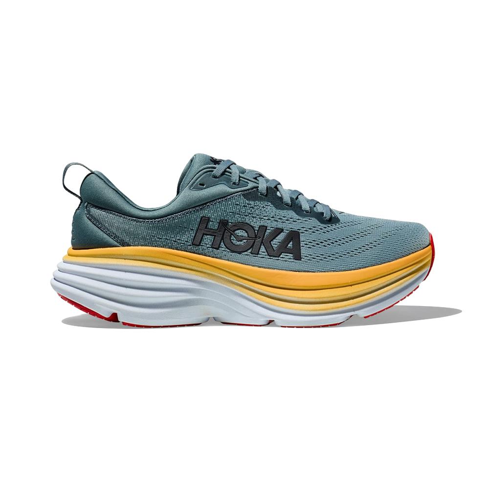 Hoka Running Masculino Bondi 8 Goblin Blue/Mountain Spring