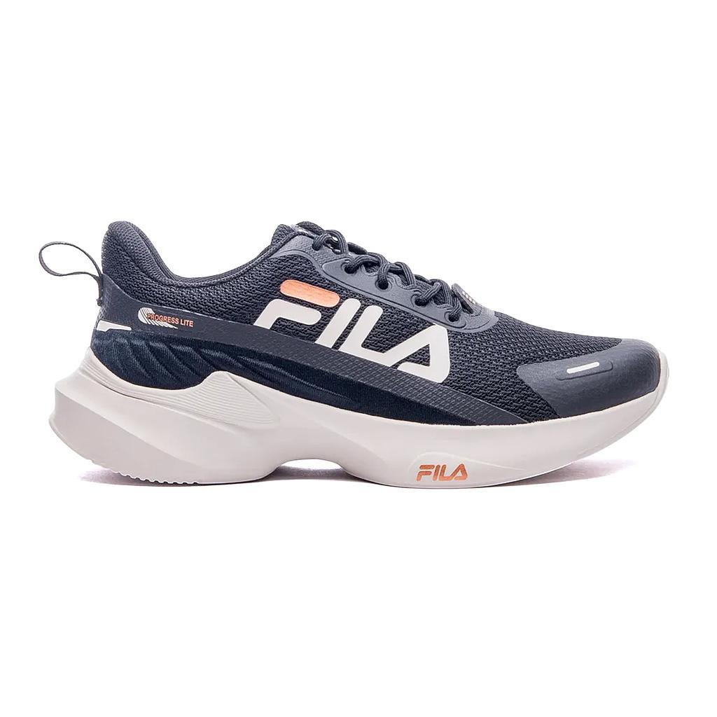 F02TR000466461-6461 Fila Deportivos Femenino Running Progress Lite Black/Raw White/Copper