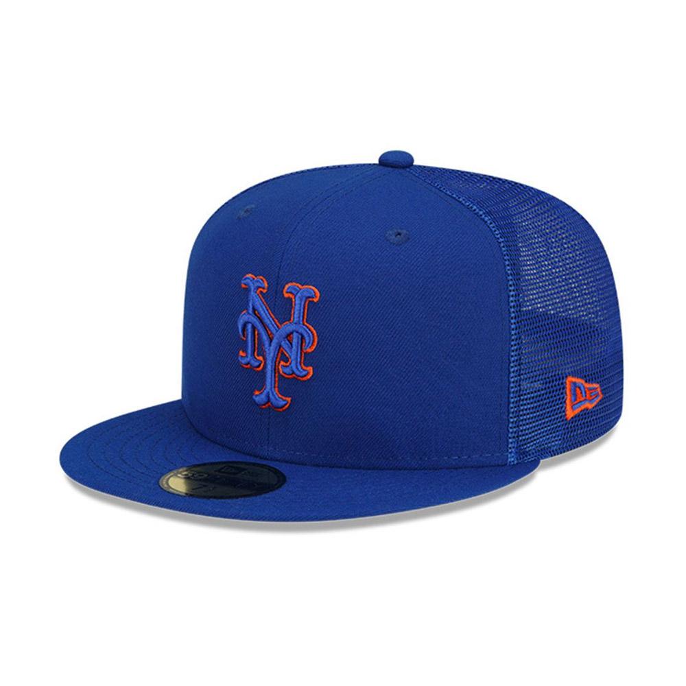 MAZ-New Era Gorros MLB 59Fifty New York Mets Blue/Orange/Grey