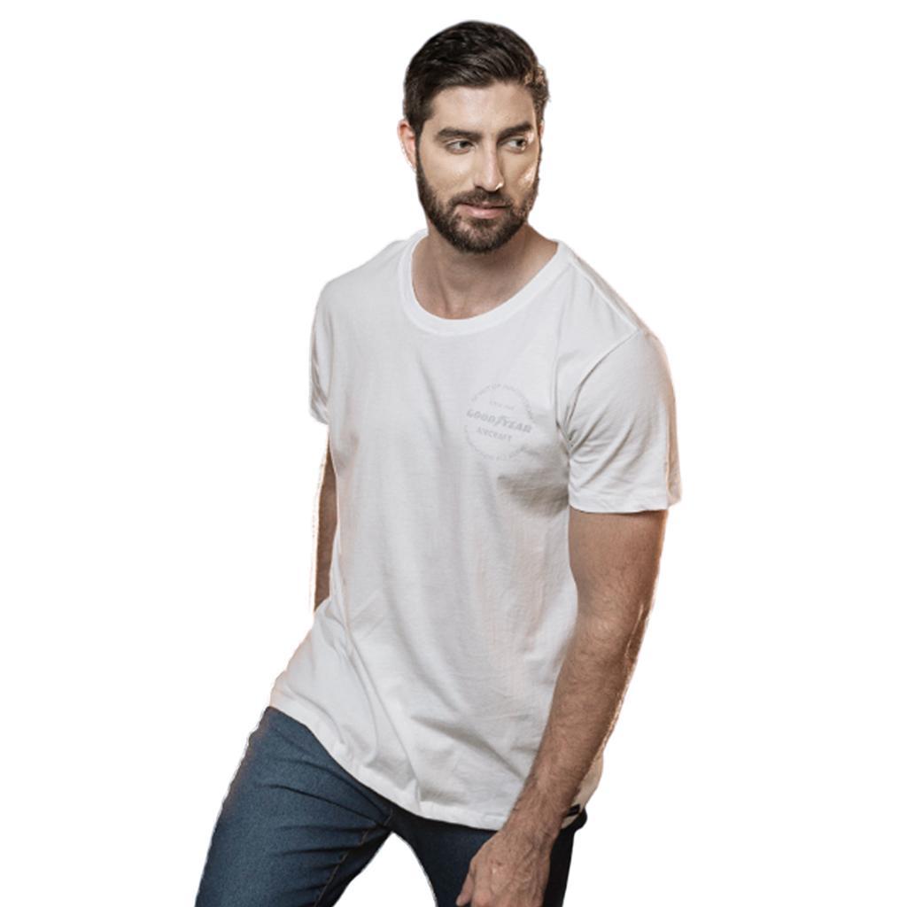 Goodyear Remeras Masculino Moda T Shirt White